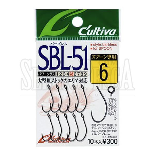 Picture of Single Hook 51 Barbless