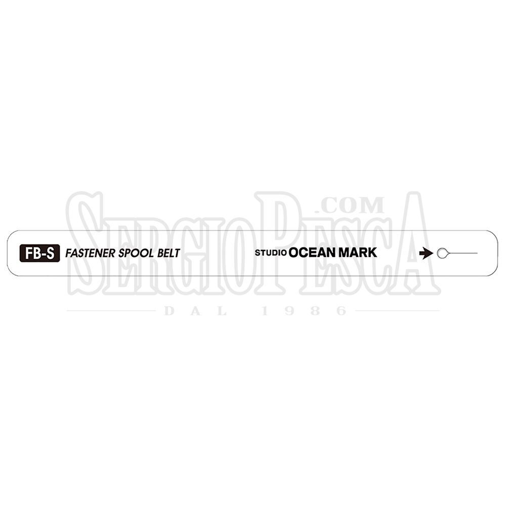  Studio Ocean Mark Neoprene Spool Belt, Black, Small