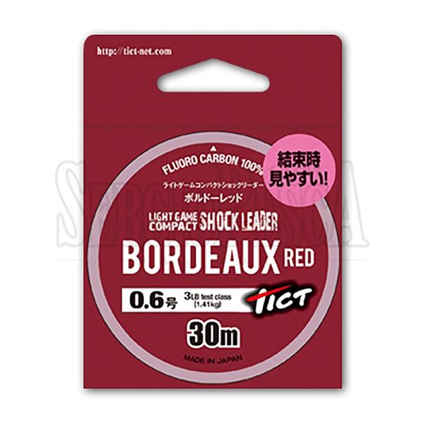 Picture of Light Game Compact Shock Leader Bordeaux Red