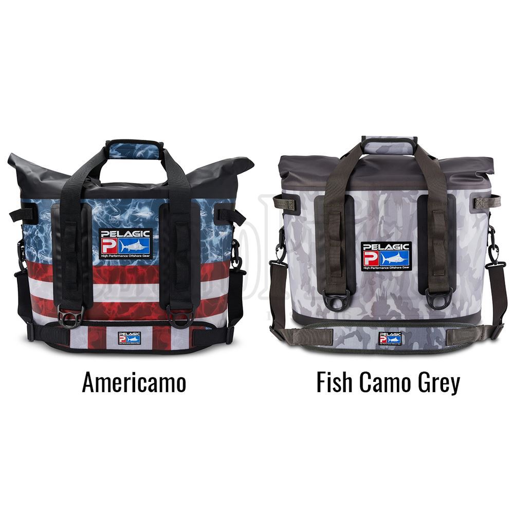 Pelagic Cooler Bag - Fish Camo Grey