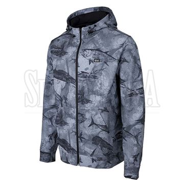 Immagine di Grander Gyotaku Zip Fleece Softshell