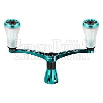 Bild von Aluminium Double Spinning Handle 98mm "Emeraldas Special"