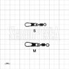 Immagine di Speed Metal Round Snap Swivel NSB