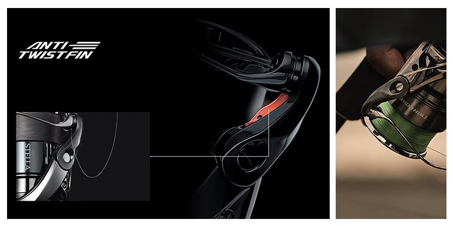 SHIMANO "ANTI-TWIST FIN"