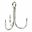 Immagine di Super Straight Point Treble Hooks "Silver"
